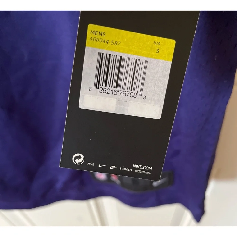 Nike NFL Baltimore Ravens NWT Menâs Small Justin Tucker Purple & Black Jersey. - Picture 6 of 8